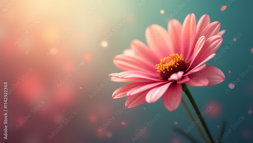 Aufkleber A flower is used as a simple yet effective element in creating a visually appealing background design concept._00003_