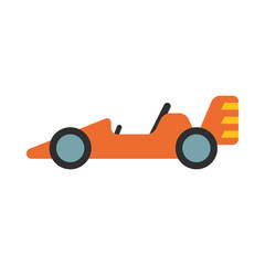 Racing Car Emoji | Speed and Action Icon |Clipart Design