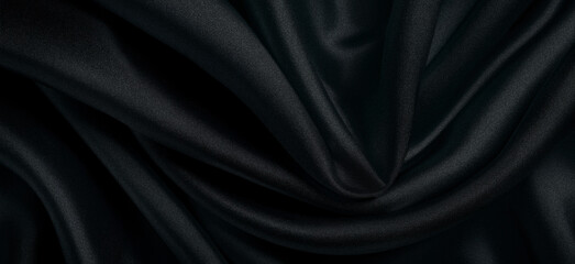 Obraz premium black satin background