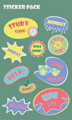 Uni Motivation Stickers