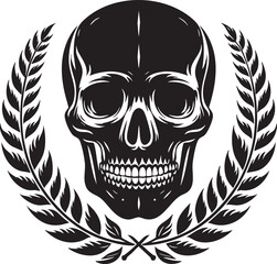 Realistic Skull Illustration for Anatomy and Science Themes
