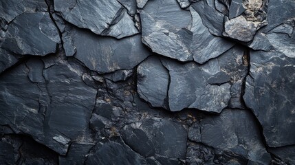 Black slate texture background. Black stone texture background.	
