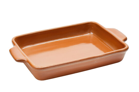 Stunning brown clay baking dish ideal for rustic kitchens or culinary creations