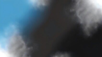 Fototapeta premium Gradient background transitioning from black to blue with Dramatic smoke or fog effect, smoke on the background. Smoky texture