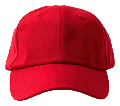 PNG A red baseball cap white background headgear headwear.