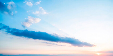 Obraz premium a picture of a landscape with clouds and a blue sky with clouds6