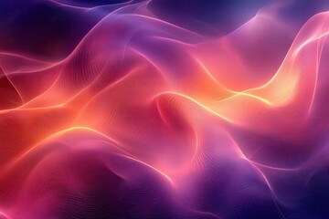 Fototapeta premium Abstract Waves in Vibrant Colors for Modern Design