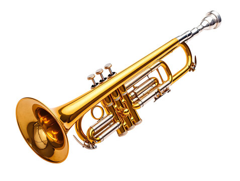a close up of a trumpet