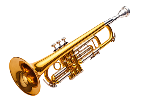 a close up of a trumpet