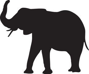 Fototapeta premium Illustration of Elephant silhouette