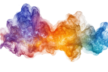 A colorful cosmic explosion of nebulae swirls against a starry background at the edge of space