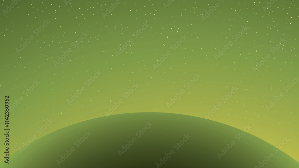 Canvas Prints design of oval silhouette in the space background