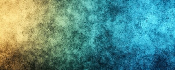 Fototapeta premium Vibrant Gradient Background with Golden and Turquoise Hues for Modern Design Projects