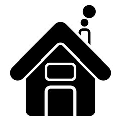 Charming house with a welcoming front, featuring a cozy design and well-maintained exterior, perfect for residential, home decor, or cozy living themes.