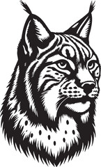 Decorative Lynx Art for Graphic Designers
