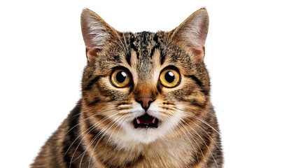 Obraz premium cat isolated on white PNG