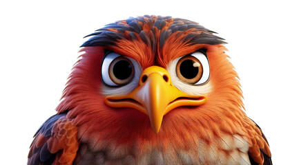 hawk isolated on white background PNG