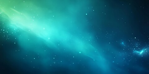 Blue green grainy color gradient background teal turquoise glowing noise texture poster backdrop design, Generative AI