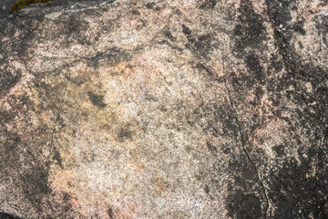 Moss-Covered Rock With Rustic Texture