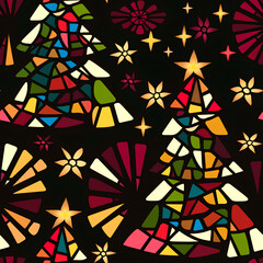 Christmas tree pattern
