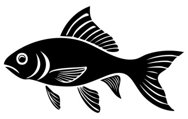 Goldfish Silhouette Illustration