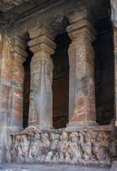 Badami Cave Temples are a complex of four cave temples located near the small town of Badami. Karnataka. India.