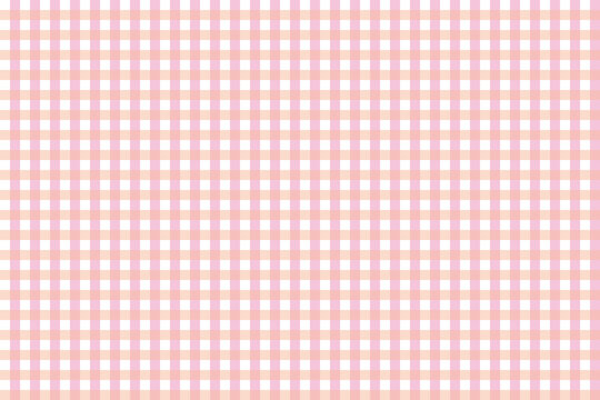 Peach pink Plaid pattern