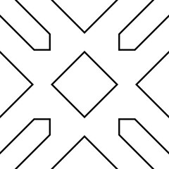 Transparent Geometric Black and White Pattern Background