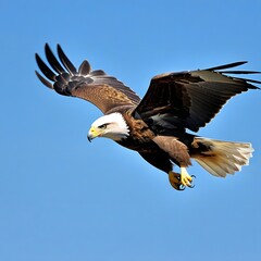 Naklejka premium american bald eagle