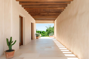 southwestern interior design, earthly textures take center stage in this serene southwestern sanctuary, where sunlight dances through adobe walls and cacti thrive