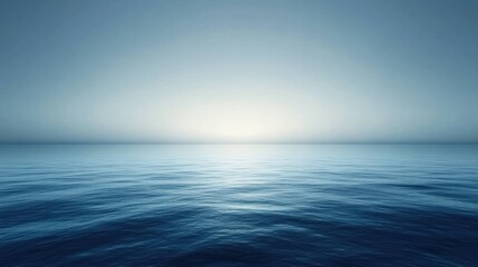 Obraz premium abstract blue background with a soft light gradient, s