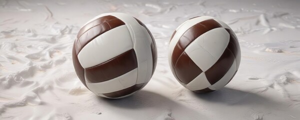 Leather volleyball on a luxurious white velvet surface with subtle shadows and reflections, luxury fabric, , leather volley ball