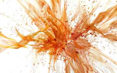 Explosive Fibers on transparent background PNG.