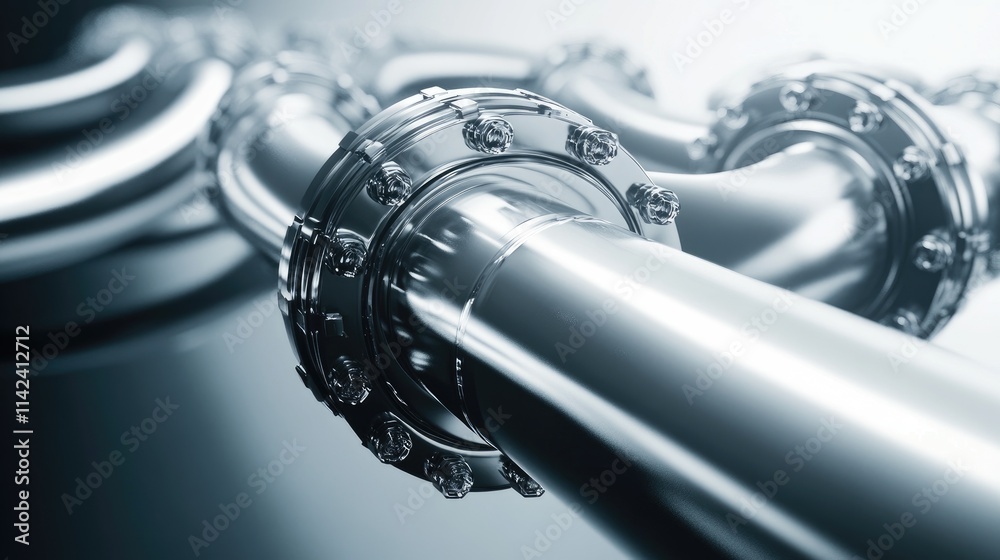 Aufkleber A sleek, digital representation of a SaaS pipeline, symbolizing the integration of automation in modern industries with space for text