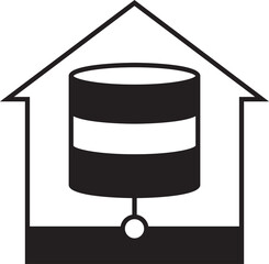 Home Server and Database Icon

