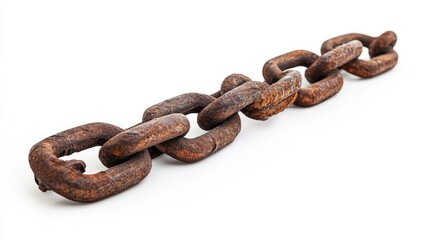 Rusty Chain: A Study in Corrosion and Texture