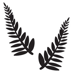 Fototapeta premium Branch Silhouette, Branch Vector Silhouette, Branch cartoon Silhouette, Branch illustration, Branch icon Silhouette, Branch Silhouette illustration