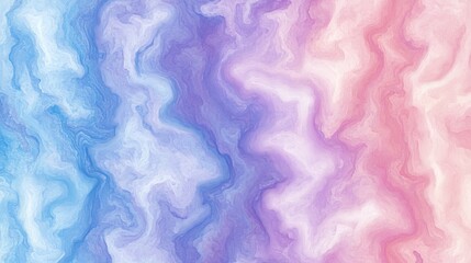 Fototapeta premium Abstract Pastel Swirl Blue to Pink Gradient Texture, digital art, marble effect, background Digital art, Abstract background