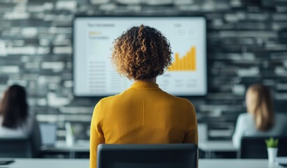 Business Meeting with Focused Individuals in Modern Office Setting