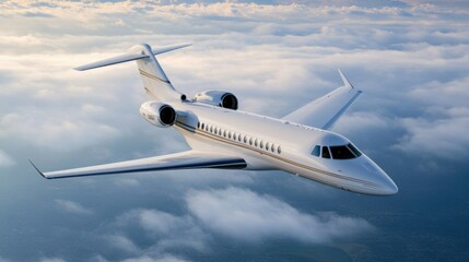Obraz premium Charter Flights: Charter flights offer personalized travel solutions, catering to premium markets.