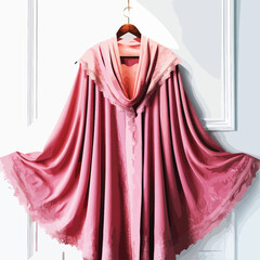 hijab and abaya dress wearing Muslim girl mockup