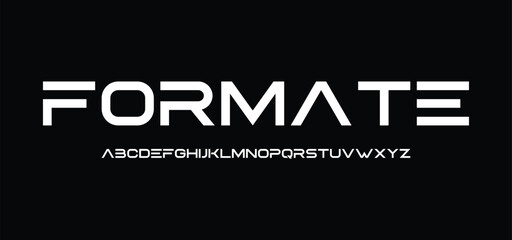 Abstract modern urban alphabet fonts. Typography sport, simple, technology, fashion, digital, future creative logo font. vector illustration
