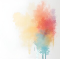 Naklejka premium abstract watercolor background with strokes