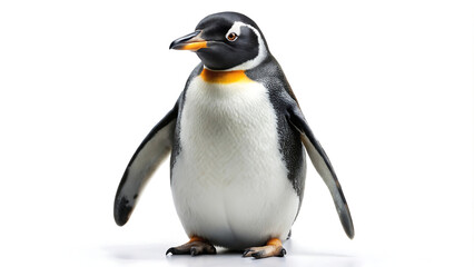 Fototapeta premium Penguin on a White Background
