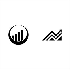 "Creative Finance Logo with City Skyline and Bar Graph | Urban Growth Design 