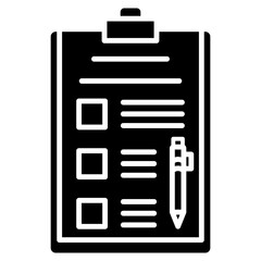 questionnaire icon element for design