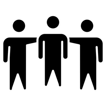 teamwork icon element for design