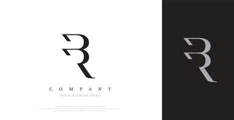 Initial BR Logo Design Vector
