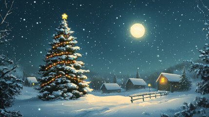 Celebrate Christmas festival decoration in december. Christmas celebration atmosphere. x mas backgroud with copyspace for text