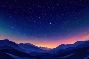 Mesmerizing Aurora Over Mountain Landscape